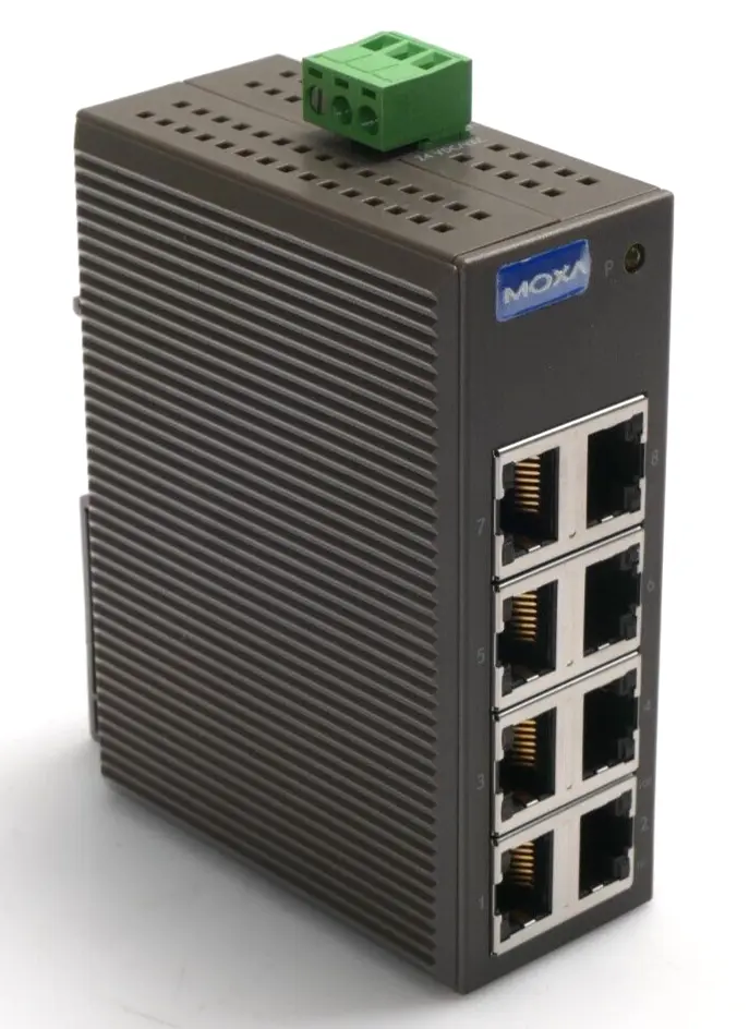 Produktfoto 1 von Moxa 8-port entry-level unmanaged Ethernet Switch | Rev. 1.1 | EDS-208