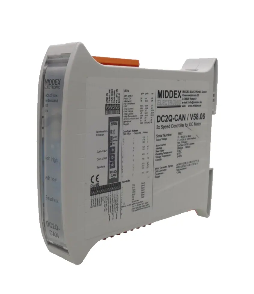 Produktfoto 1 von Middex Electronic 3x Speed Controller for DC Motor | DC2Q-CAN / V58.06