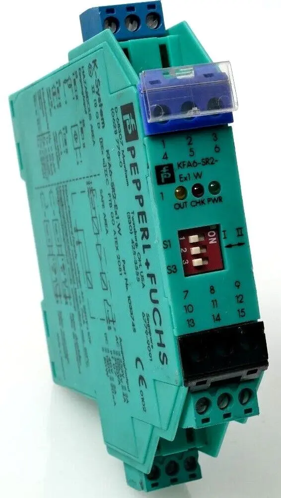 Produktfoto 1 von Pepperl + Fuchs K-System Trennschaltverstärker KFA6-SR2-Ex1.W | 103374S