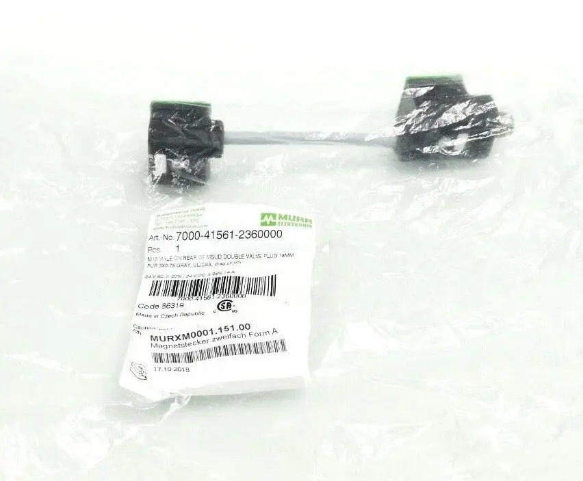 Produktfoto 1 von Murr Elektronik M12 St. hinten A-kod. / MSUD DVS A-18mm | 7000-41561-2360000