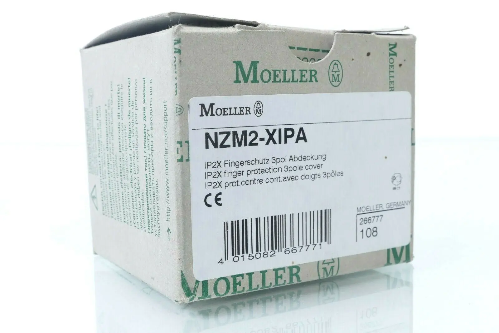 Produktfoto 1 von Eaton Moeller IP2X Fingerschutz für BG2 3pol NZM2-XIPA | 266777