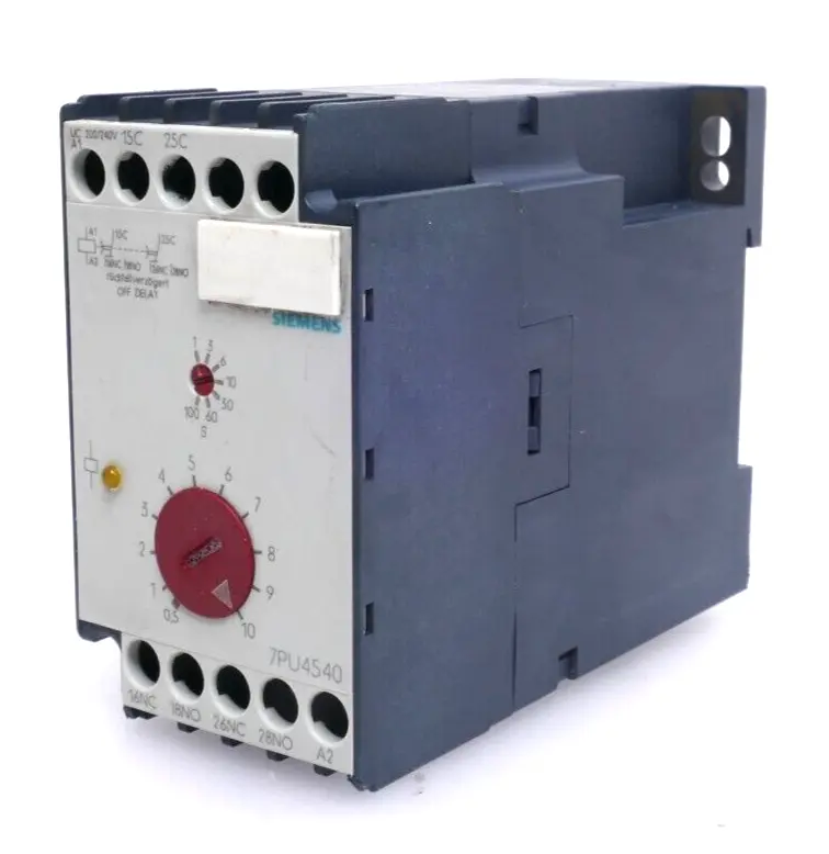 Produktfoto 1 von Siemens Zeitrelais 50/60Hz 100s 7PU4 540-2BN30 | 7PU4540-2BN30