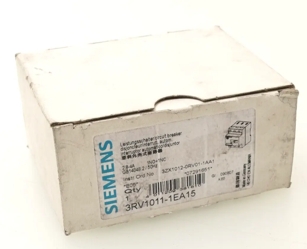 Siemens Leistungsschalter 3RV1 011-1EA15 | E:05 | 3RV1011-1EA15