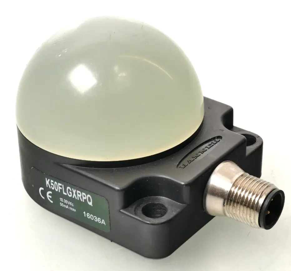 Produktfoto 1 von Banner Blinkleuchte K50FLGXRPQ | 18-30Vdc 50mA max | 16036A