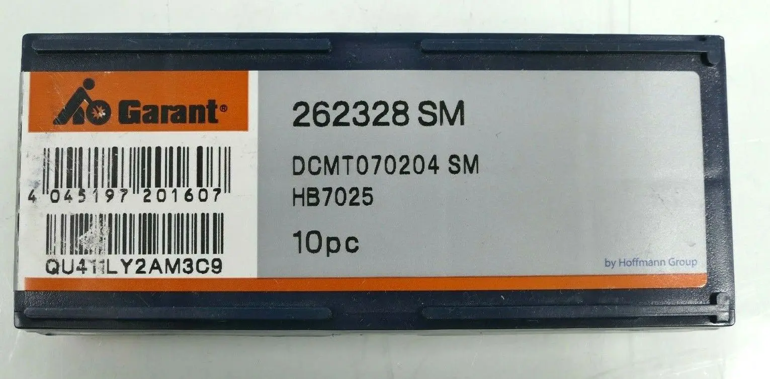 Produktfoto 1 von 10x Garant Dreh-Wendeschneidplatte DCM070204 SM | HB7025 | 262328 SM