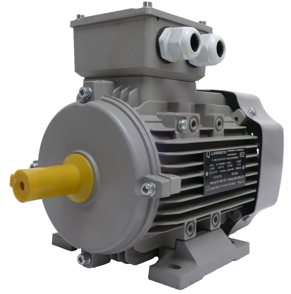 Lammers Drehstrommotor 1,75kW 3456rpm Welle 24mm | 13AA 90 S-2
