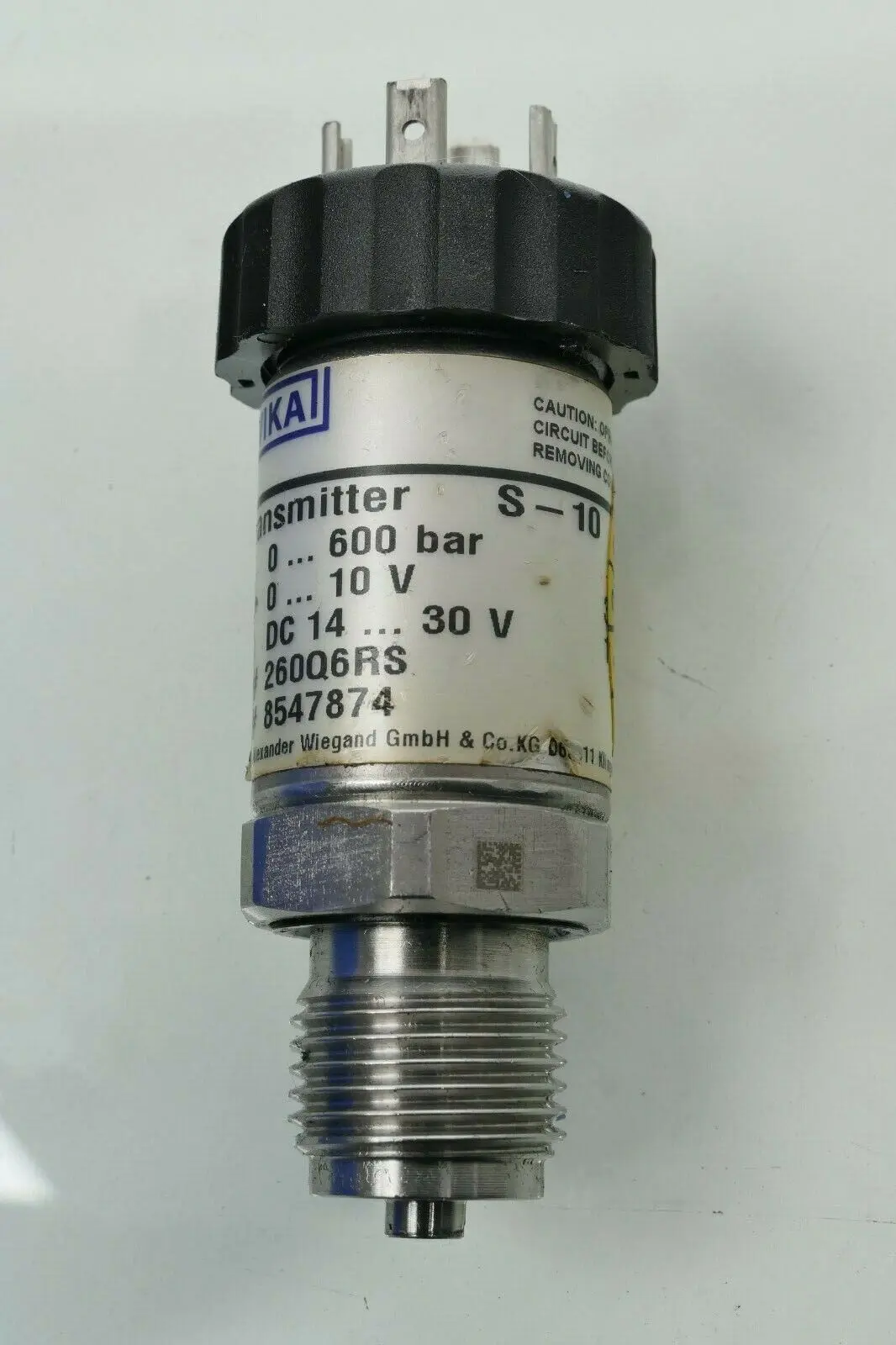 Produktfoto 1 von Wika Druckmessumformer Transmitter 0-600bar | S-10