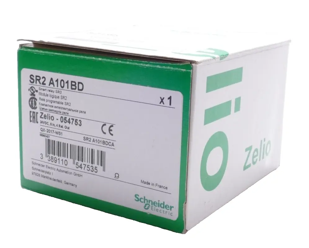 Produktfoto 1 von Schneider SR2 A101BD Zelio Logic Modul SR2A101BD | 054753