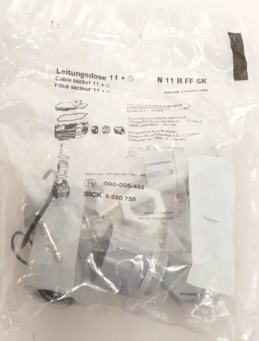 Produktfoto 1 von Sick Leitungsdose 6020758 | N11RFFSK | 6020758