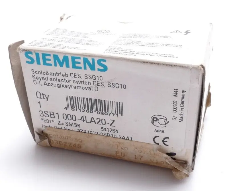 Produktfoto 1 von Siemens Schlossantrieb CES, SSG10 | 3SB1 000-4LA20-Z | Z=SMS6 | 3SB1000-4LA20-Z