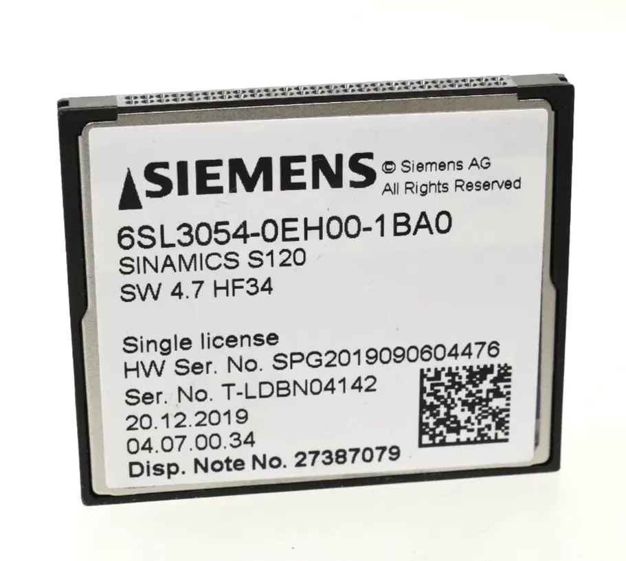 Produktfoto 1 von Siemens Sinamics S120 CompactFlash Card | SW: 4.7 HF34 | 6SL3054-0EH00-1BA0