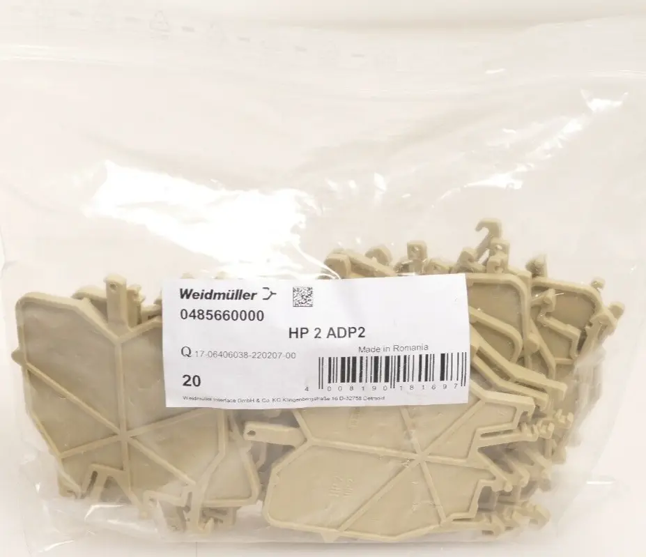 Produktfoto 1 von 20x Weidmüller SAK-Halteplatte HP 2 ADP2 | 0485660000