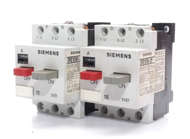 Produktfoto 1 von 2x Siemens 3VE1010-2F Motorschutzschalter 3VE1 010-2F