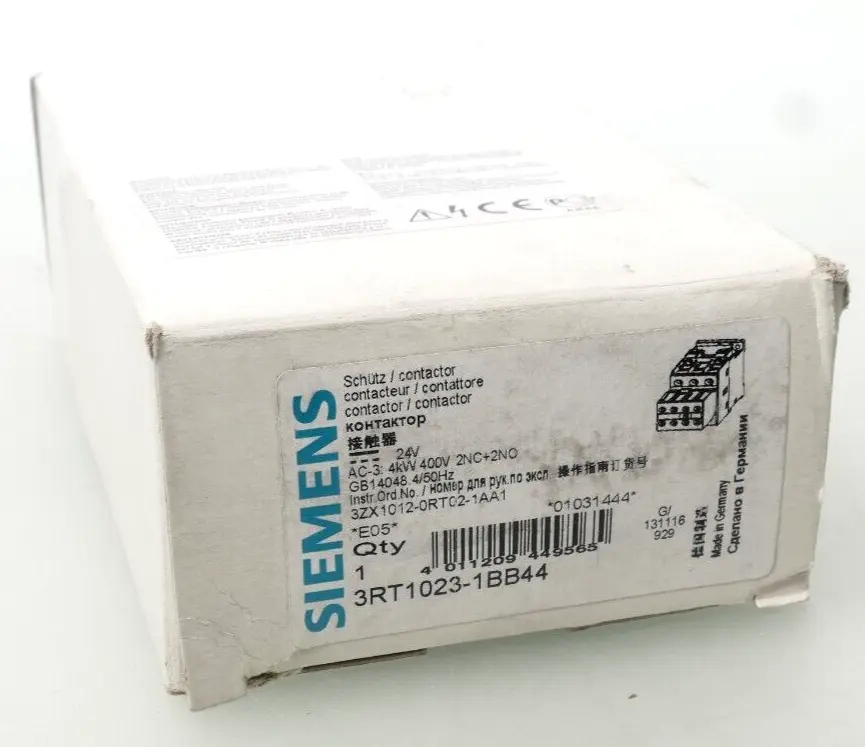 Produktfoto 1 von Siemens SIRIUS Schütz 3RT1 023-1BB44 | E:05 | 3RT1023-1BB44