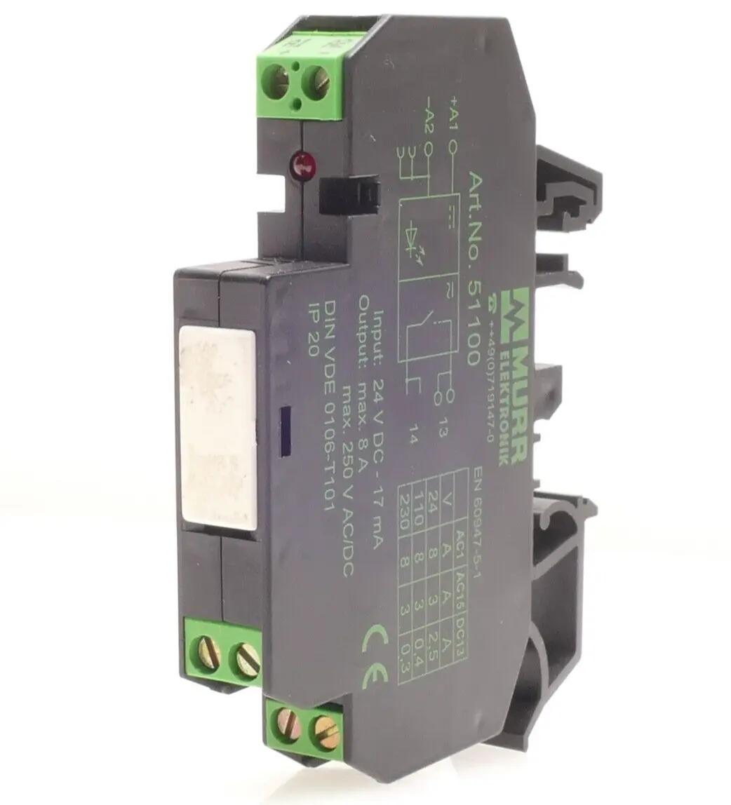 Produktfoto 1 von Murrelektronik Ausgangsrelais 51100 output relay 8A 24VDC