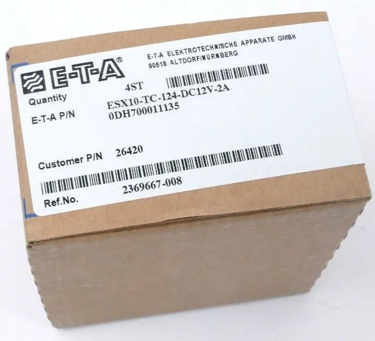 Produktfoto 1 von 4x ETA Elektronischer Sicherungsautomat ESX10-TC-124-DC12V-2A