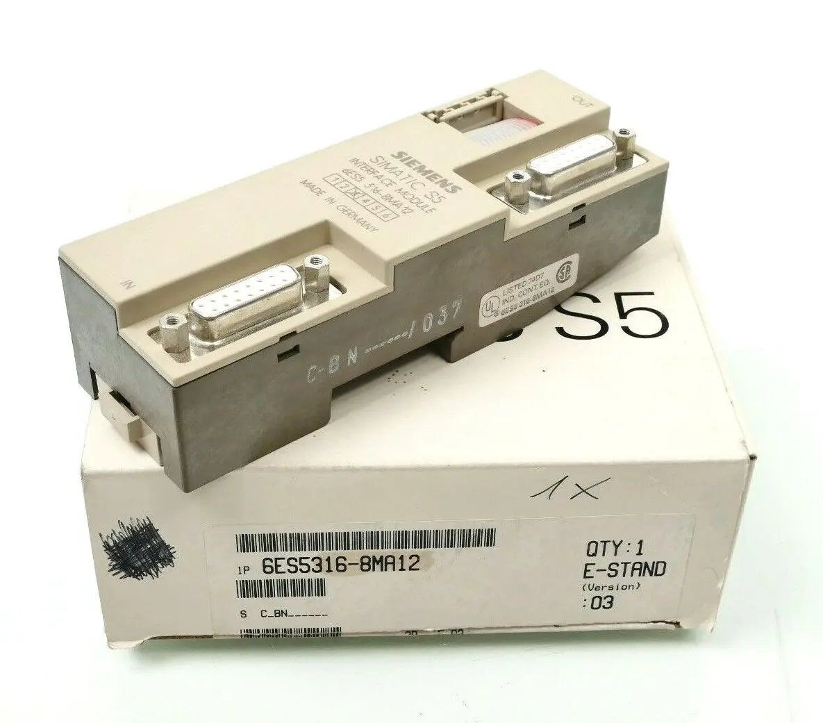 Produktfoto 1 von Siemens SIMATIC S5 Anschaltung 6ES5 316-8MA12 | E:03 | 6ES5316-8MA12
