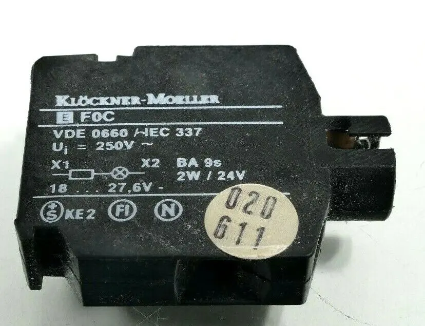 Produktfoto 1 von Klöckner Moeller Lampenfassungselement für Bodenbefestigung EF0C | 032301