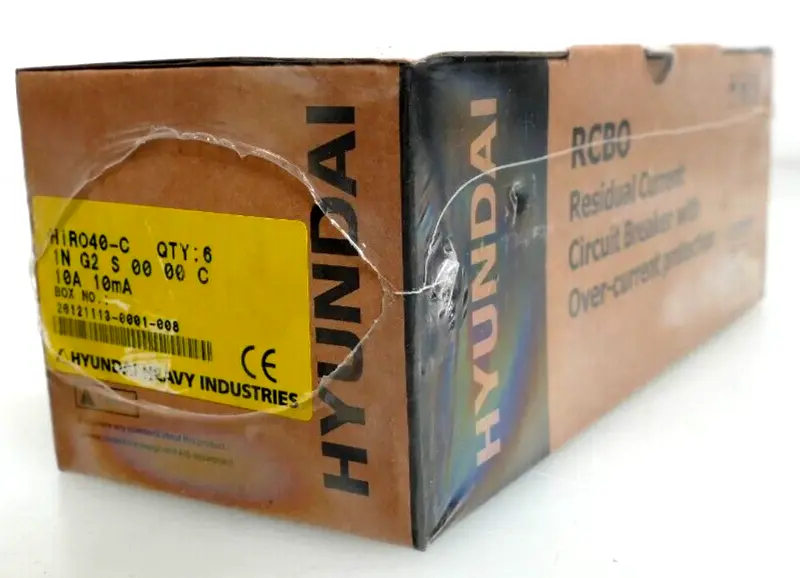 Produktfoto 1 von 6x Hyundai HiRO40-C | Circuit Breaker 1N G2 S 00 00 C | 1NG2S0000C | 10A | 10mA