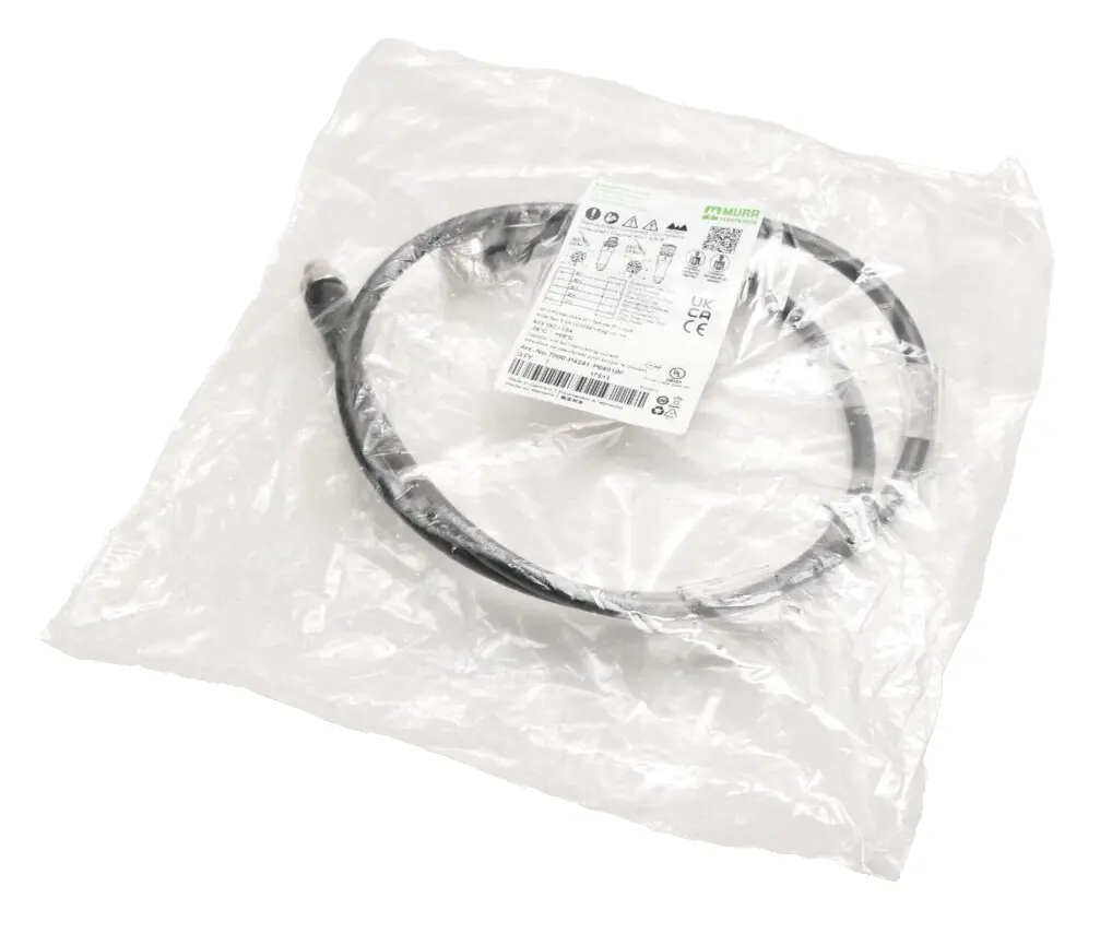 Produktfoto 1 von Murr Elektronik M12 Power Anschlusskabel 1m | 7000-P4241-P040100