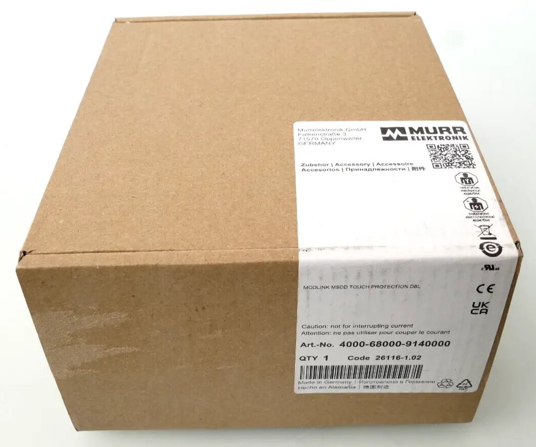 Produktfoto 1 von Murr Elektronik Modlink MSDD Berührschutz 2-fach | 4000-68000-9140000