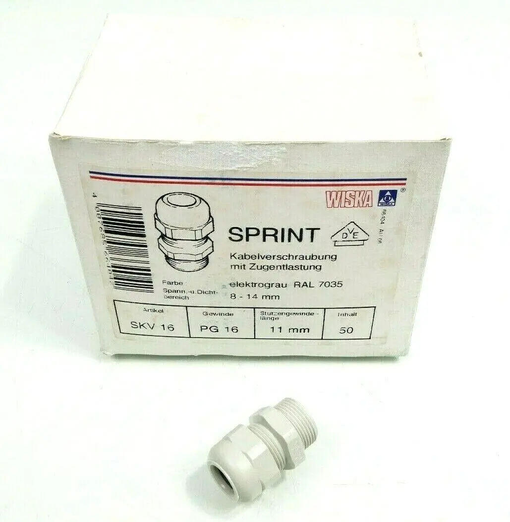 Produktfoto 1 von WISKA SPRINT Kabelverschraubung mit Zugentlastung 11mm / Gewinde PG16