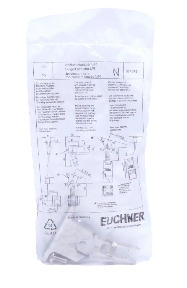 Produktfoto 1 von 3x Euchner Radiusbetätiger L/R | 074573