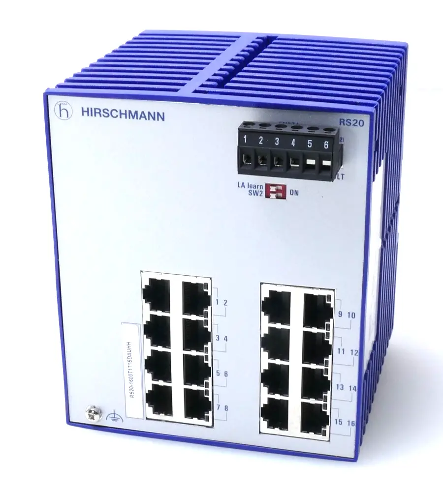 Produktfoto 1 von Hirschmann Rail Switch RS20-1600T1T1SDAUHH | 943434-999