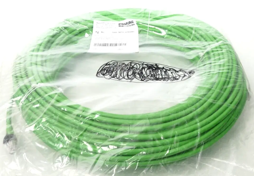 Produktfoto 1 von Murr Elektronik RJ45 St. 0° / RJ45 St. 0° geschirmt 50m | 7000-74711-4785000