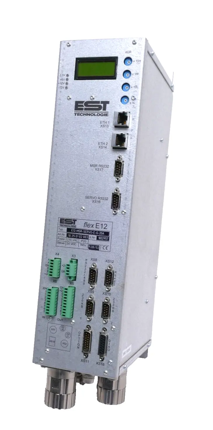 Produktfoto 1 von EST TECHNOLOGIE E12-MSR-SERVO-E-G-20A flexE12 | 10 25 01 02 003 | Rev: R2B/02