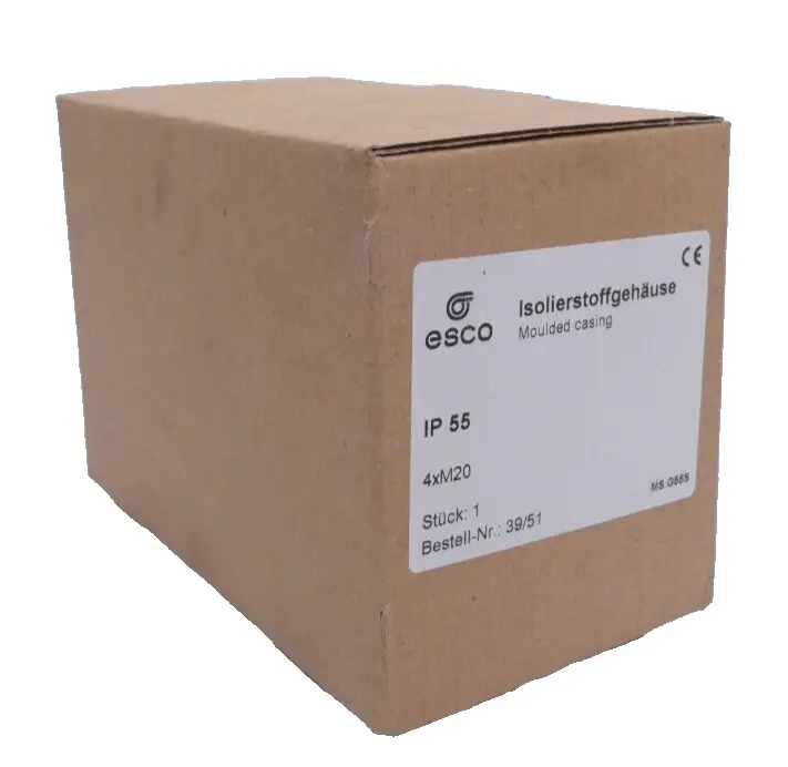 Produktfoto 1 von Esco MS.G55S Isolierstoffgehäuse | IP55 | 4xM20 | 39/51