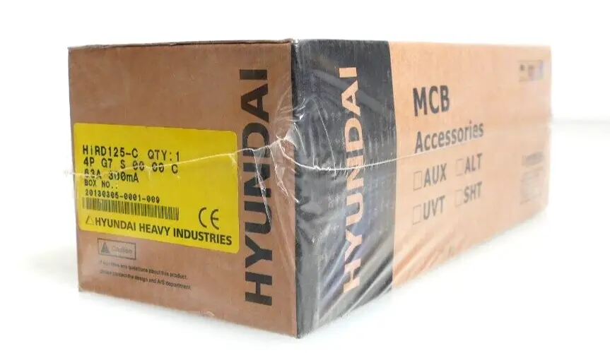 Hyundai HiRD125-C Miniature Circuit Breaker 4P G7 S 00 00 C | 63A 300mA