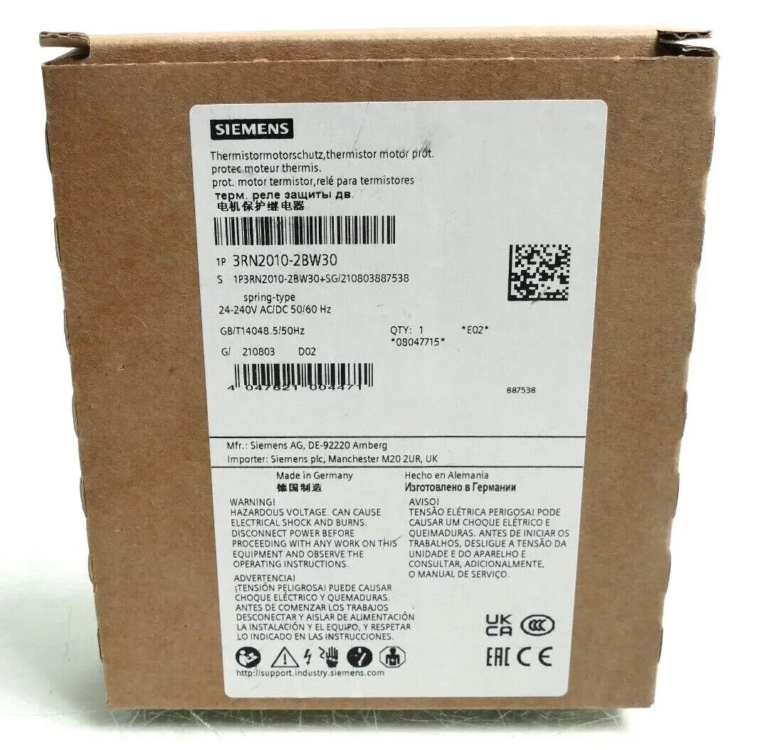 Produktfoto 1 von Siemens SIRIUS Thermistormotorschutz 3RN2 010-2BW30 | E:02 | 3RN2010-2BW30