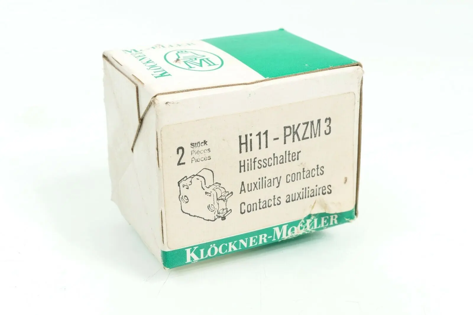 Produktfoto 1 von 2x Klöckner Moeller Hilfsschalter | Hi11-PKZM 3