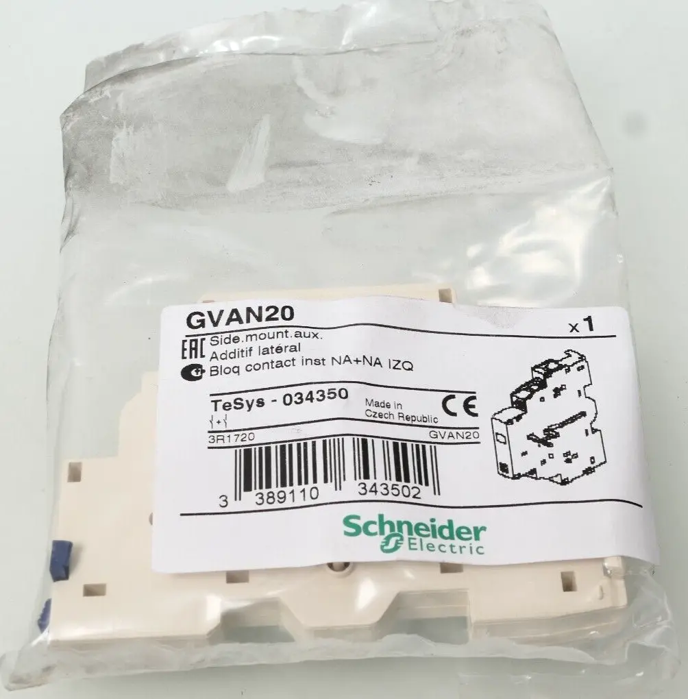 Produktfoto 1 von 8x Schneider Electric TeSys Hilfskontakt GVAN20 | 034350