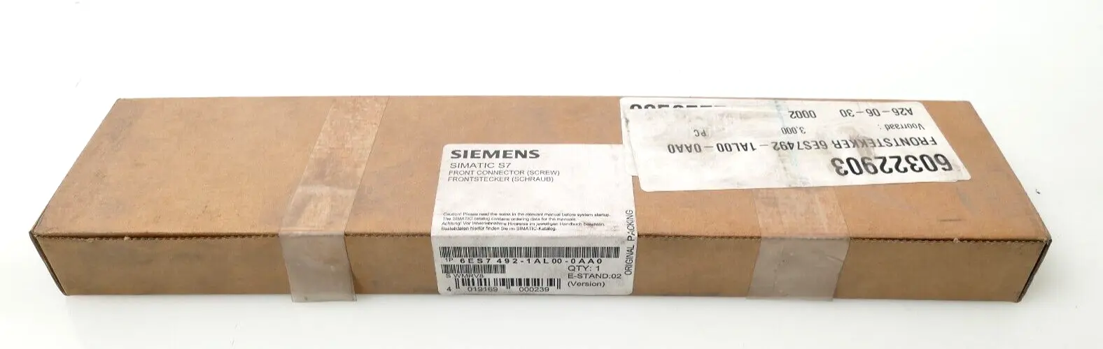 Produktfoto 1 von Siemens SIMATIC S7 Frontstecker 6ES7 492-1AL00-0AA0 | E:02 | 6ES7492-1AL00-0AA0