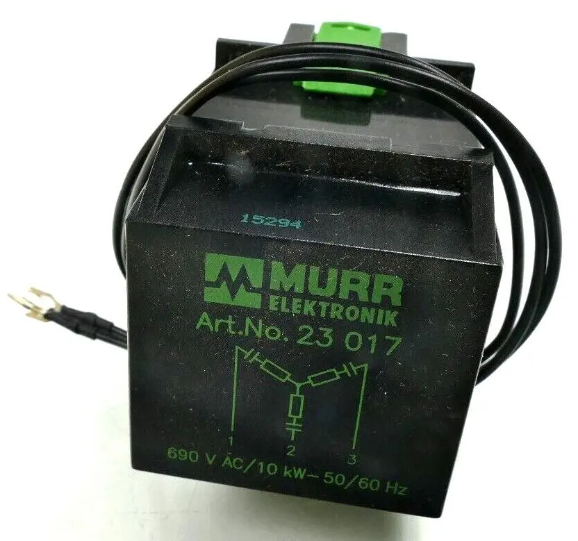 Produktfoto 1 von Murr Elektronik Motorentstörmodul RC, 3x690VAC/10kW | 23017