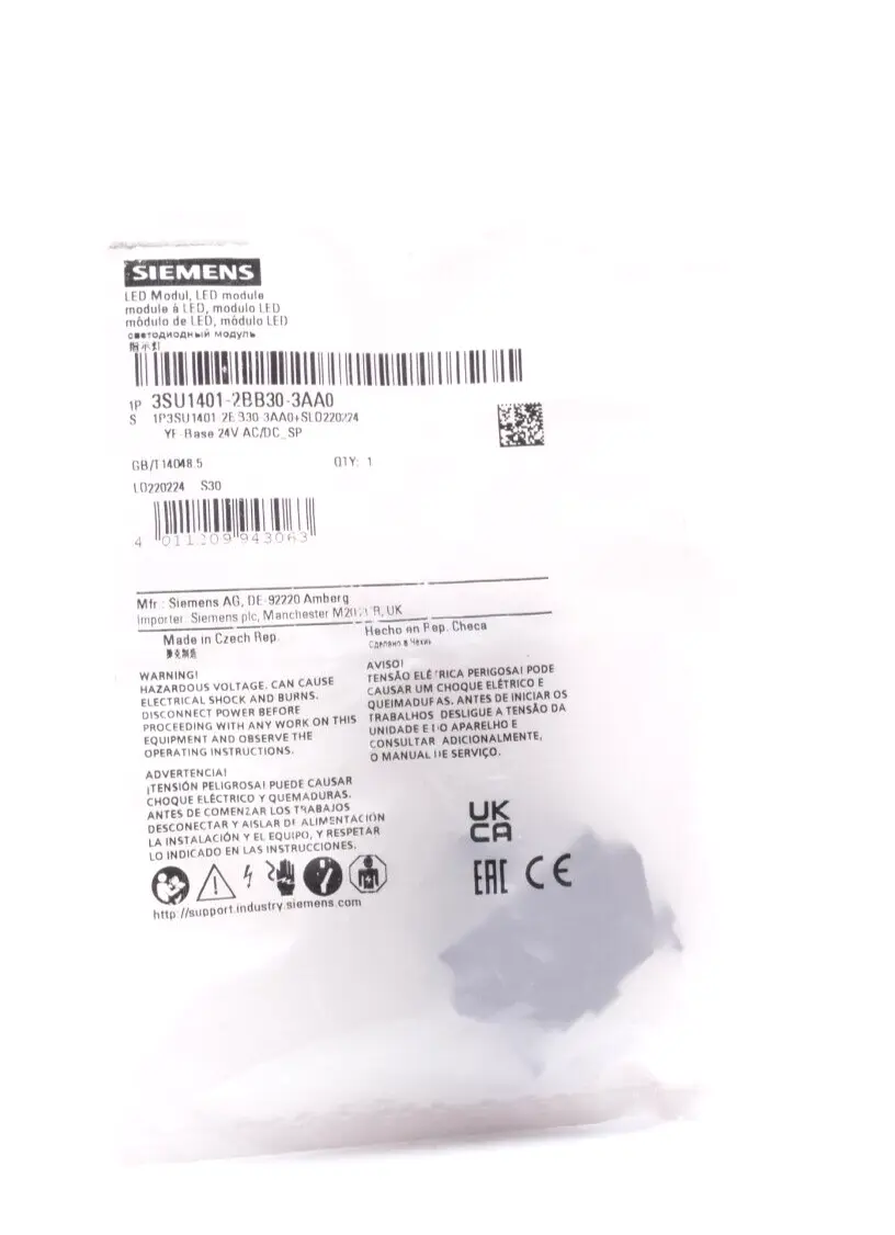 Produktfoto 1 von Siemens LED Modul 3SU1 401-2BB30-3AA0 | 3SU1401-2BB30-3AA0