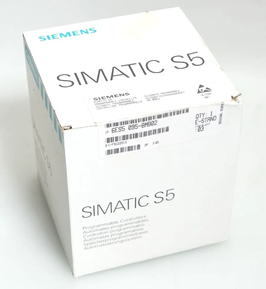 Produktfoto 1 von Siemens Programmable Controller 6ES5 095-8MB02 | E:03 | 6ES5095-8MB02