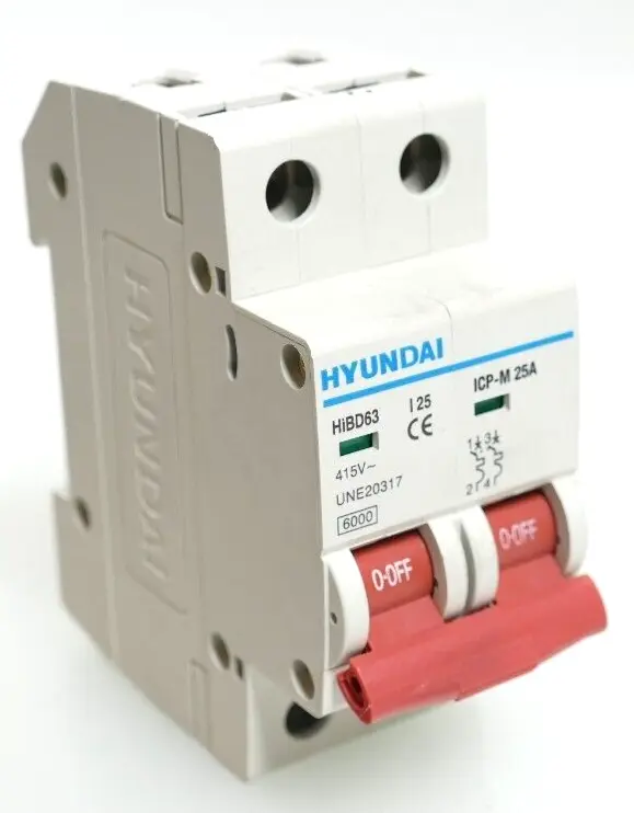 Produktfoto 1 von Hyundai HiBD63 Circuit Breaker I 25 | ICP-M 25A | 415V
