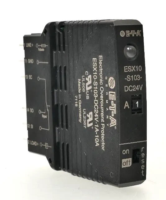 Produktfoto 1 von E-T-A Überstrom-Sicherung | ESX10-S103-DC24V-1A-10A