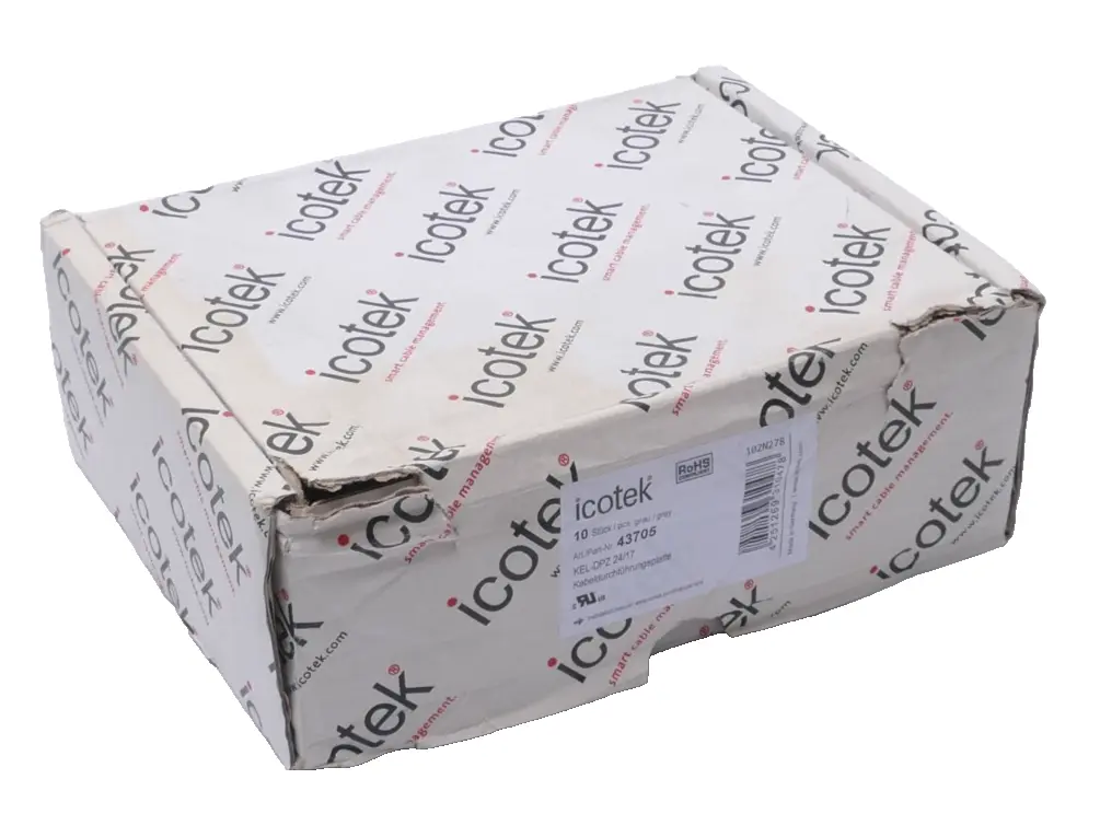 Produktfoto 1 von 10x Icotek Kabeleinführungsplatte KEL-DPZ 24/17 | 43705