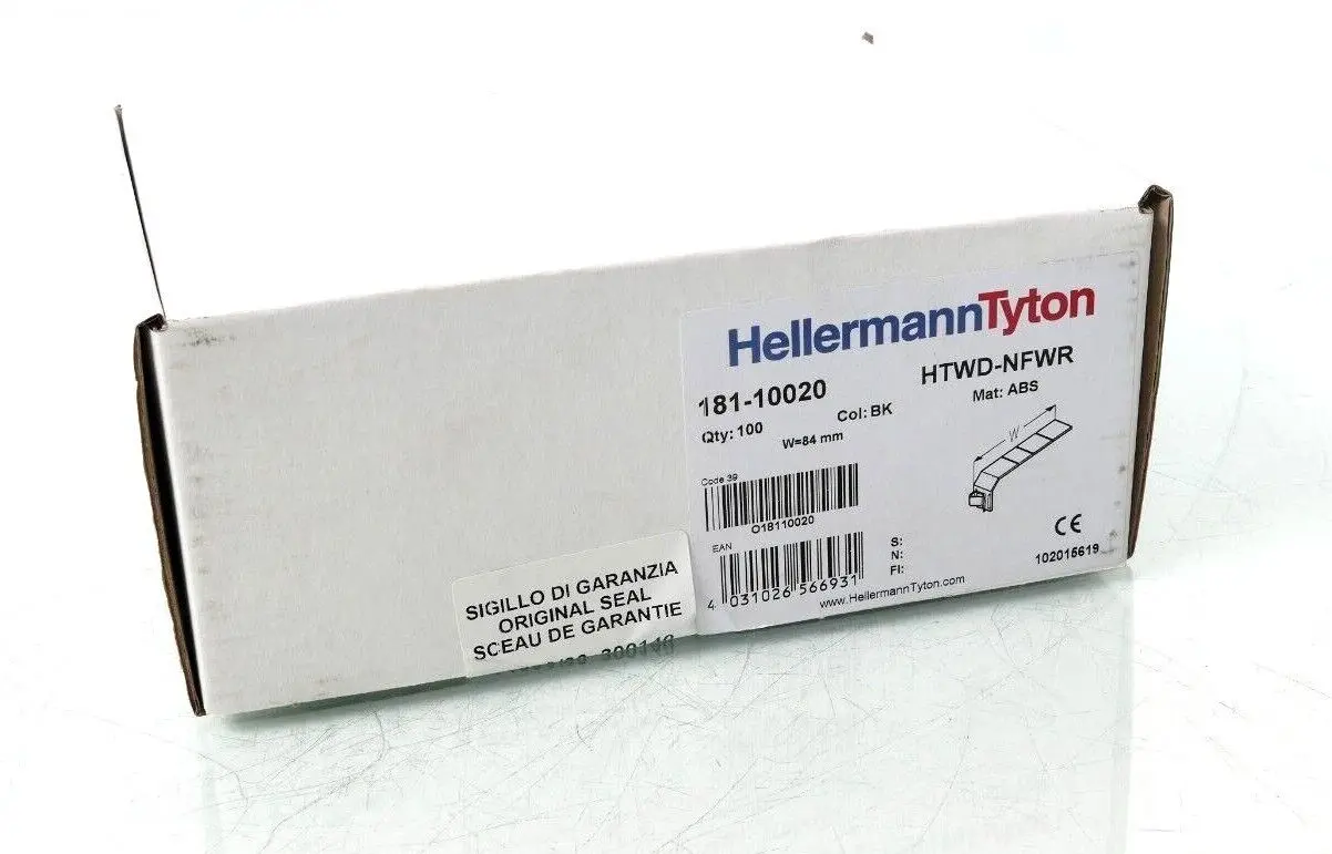 Produktfoto 1 von 100x HellermannTyton HTWD-NFWR  | 181-10020 Drahthalteklammer | 84mm