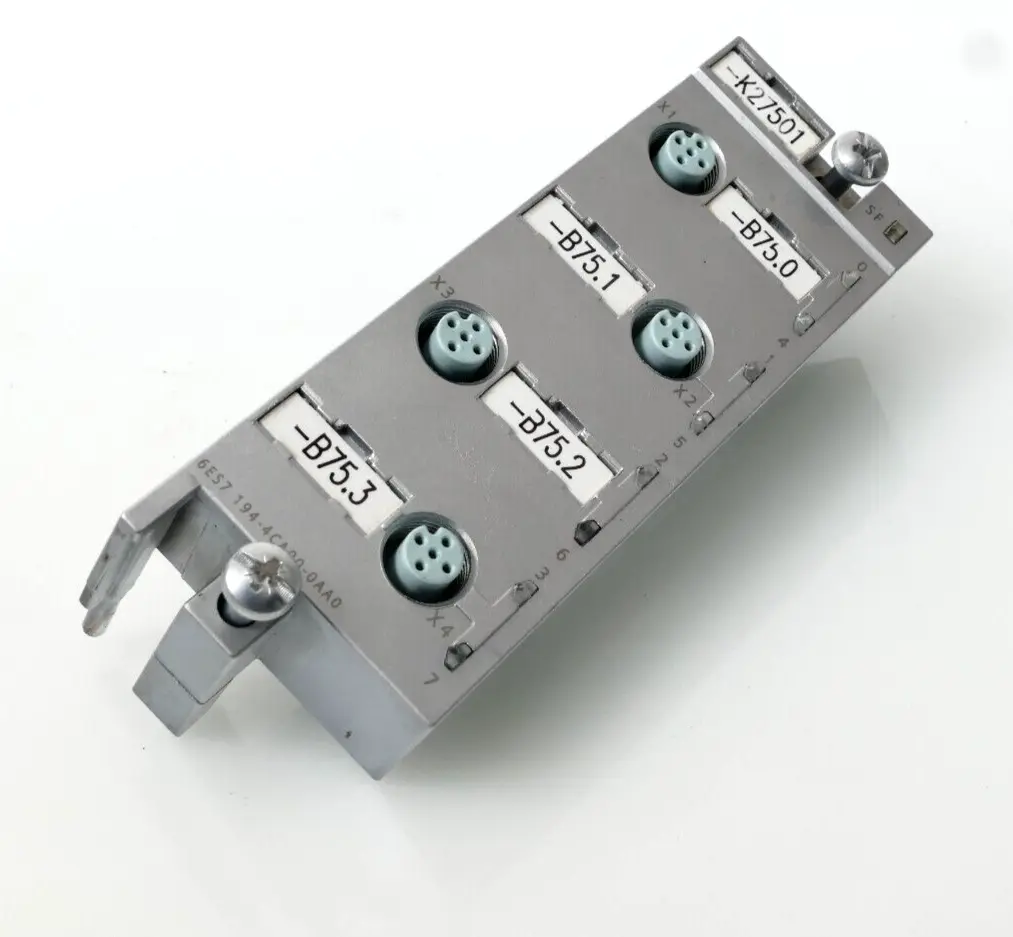 Produktfoto 1 von 5x Siemens Anschlussmodul 6ES7 194-4CA00-0AA0 | E:01 | 6ES7194-4CA00-0AA0