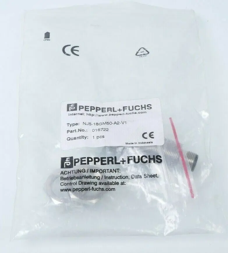 Produktfoto 1 von Pepperl + Fuchs Induktiver Sensor NJ5-18GM50-A2-V1 | 016722
