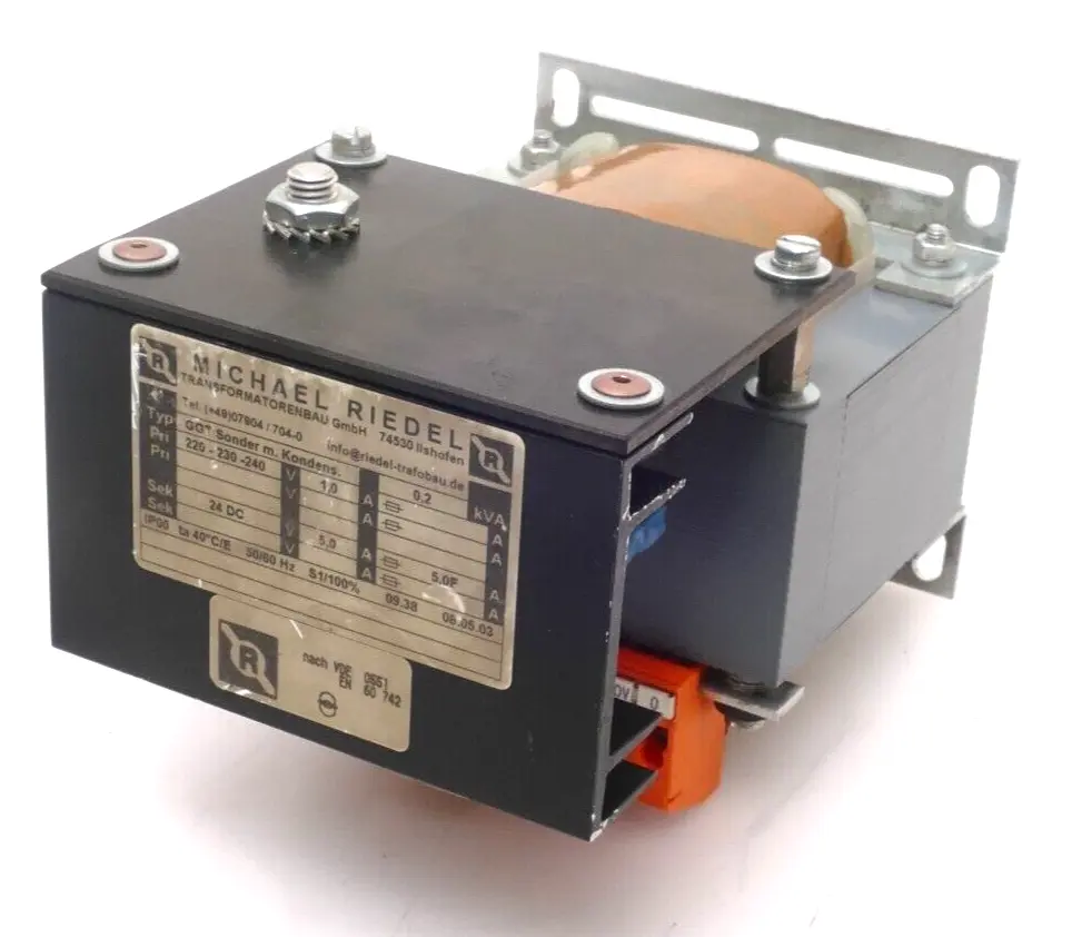 Produktfoto 1 von Michael Riedel GGT Sonder m. Kondensator Trafo 220/230/240V 1,0 A | 0,2Kw