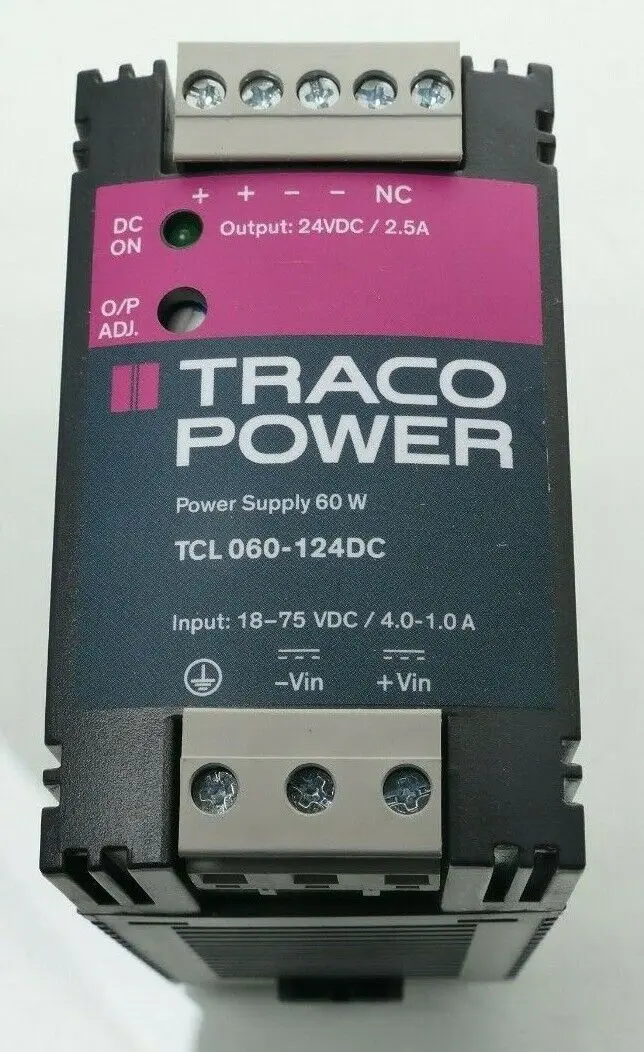 Produktfoto 1 von Traco Power Industrial Power Supply 24VDC/2.5A | TCL 060-124DC
