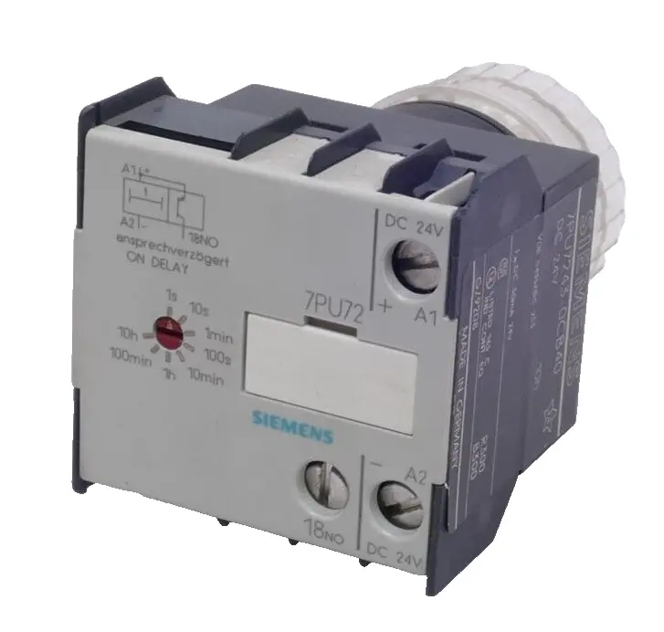 Produktfoto 1 von Siemens 7PU72 Zeitrelais 7PU7 243-0CB40 | 7PU7243-0CB40