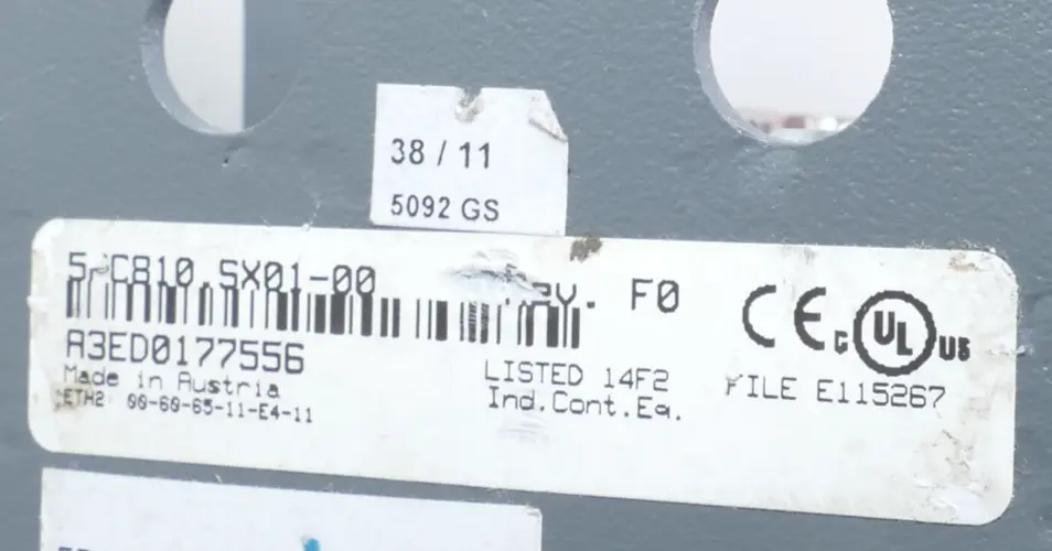 Produktfoto 1 von B&R Systemeinheit Industrial Revision | Rev. F0 | 5PC810.SX01-00