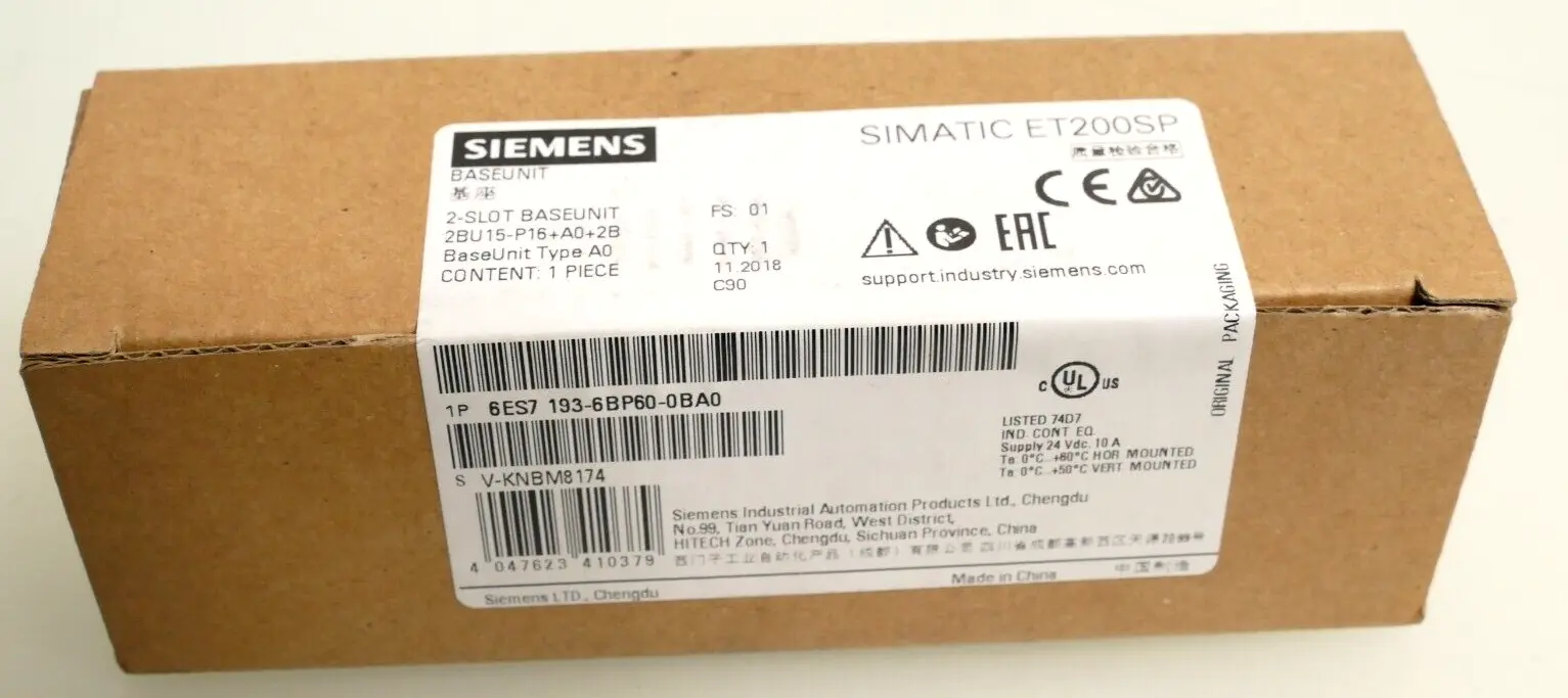 Produktfoto 1 von Siemens SIMATIC S7 | 6ES7 193-6BP60-0BA0 | FS:01 | 6ES7193-6BP60-0BA0